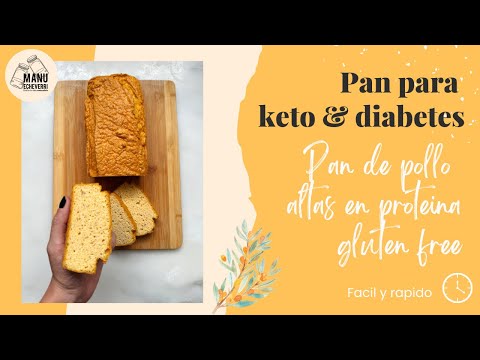 🍞PAN KETO A BASE DE POLLO SIN CARBS | PAN DE MOLDE PARA DIABETICOS SIN GLUTEN | Manu Echeverri