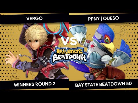Bay State Beatdown 50 - Vergo (Shulk) vs PPNY | Queso (Falco) - Winners Round 2