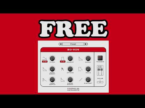 FREE 909 Bass Drum by Synsonic Instruments