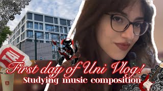 My FIRST day at UNIVERSITY vlog! 🎧| Music composition student