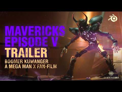 Mavericks Episode 5 - Trailer - (Mega Man X Fan-Film) // made in Blender