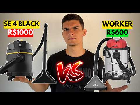 Extratora Karcher SE 4 Black vs Extratora Worker | Compensa INVESTIR MENOS na Worker? Ou ir Karcher