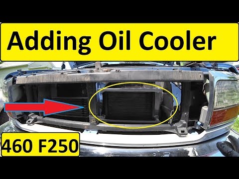 Replace F250 460 Oil Cooler Derale 52508
