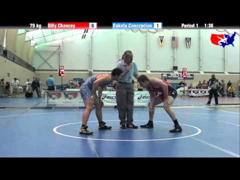 Billy Chancey vs. Dakota Concepcion at 2013 ASICS University Nationals - FS