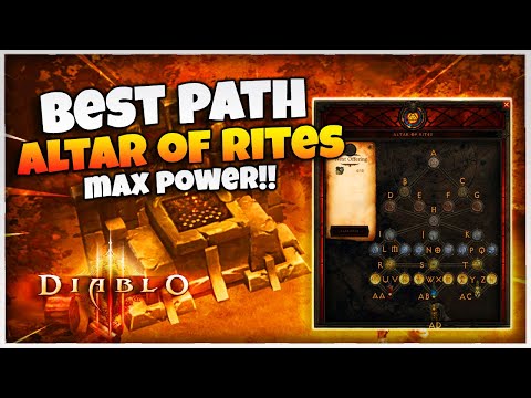 Diablo 3 Best Altar of Rites Path to Power Season 28! (PTR)