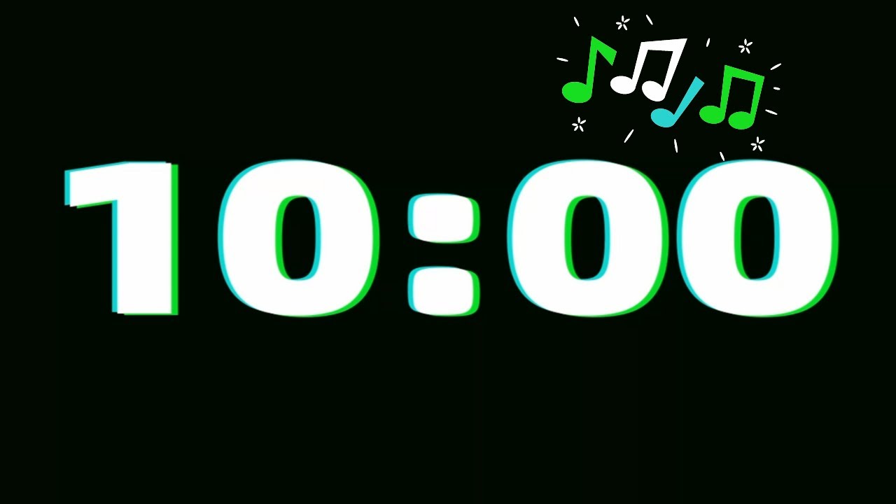10 Minute Countdown Timer With No Copyright Music | Digital Timer No Copyright.