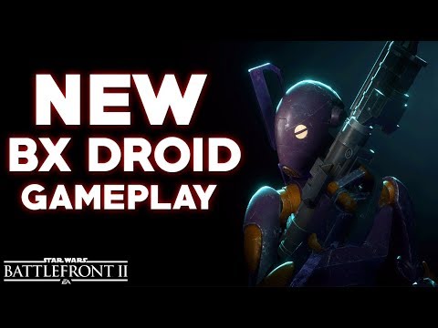 NEW BX COMMANDO DROID GAMEPLAY In Star Wars Battlefront 2