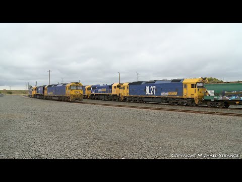 7731V Pacific National Grain Train Departs Gheringhap (26/1/2021) - PoathTV Australian Railways