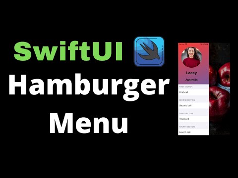 Hamburger Menu in SwiftUI #swiftui #ios #xcode #hamburgerMenu