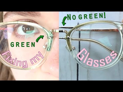 Fixing and Cleaning My Corroded Pair of Glasses - Cleaning off Patina