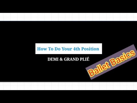 Beginners Ballet Class|Episode 6|Demi and Grand plié in 4th Position|