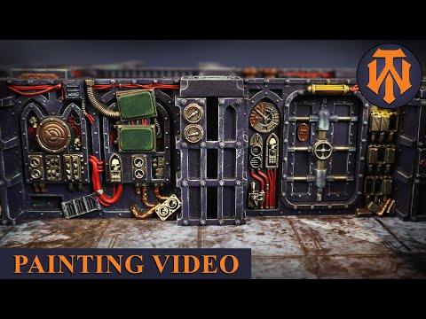 FAST and EASY way to paint INTO THE DARK terrain! Kill Team Painting Tutorial