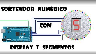 Sorteador numérico com display 7 segmentos