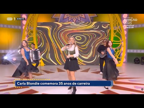 Carla Blondie - Água Mole, Pedra Dura (Estrelas ao Sábado - RTP1)