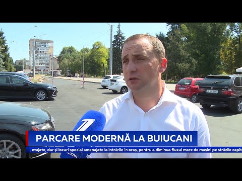 Parcare modernă la Buiucani