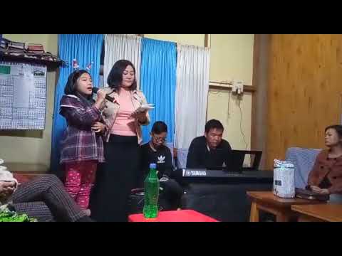 Christmas song with Hadassah,my daughter