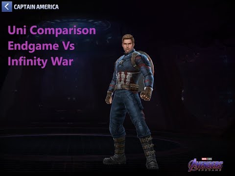 MFF Captain America Uniform Comparison - Endgame