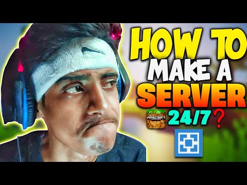 JsTer Gamer - How to make 24/7 Minecraft server | How to make java + pocket server in Minecraft