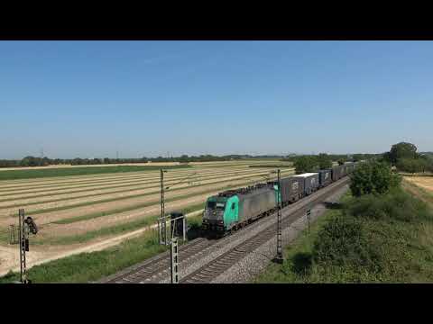 Rheintalbahn am 24.07.19 – "BLS, SBB, DB, RHC, TXL, RADVE usw."