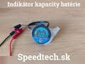 Indikátor kapacity batérie - s LCD displejom 8-100V / okrúhly - Video Youtube