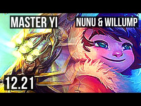 YI vs NUNU (JNG) | Rank 3 Yi, Quadra, 69% winrate, Dominating | EUW Grandmaster | 12.21