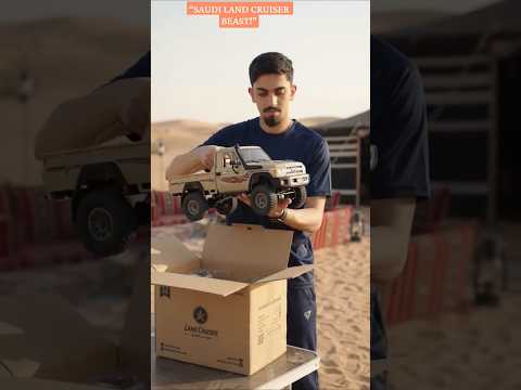 Saudi Land Cruiser RC 🔥 DOUBLE EXHAUST FLAMES! #Shorts