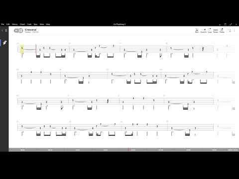 Crescerai ( Nomadi ) ,Tablatura e base Senza Basso - Backing bass track - NO BASS