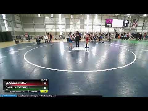 90 Lbs Quarterfinal - Esabella Arvelo, AK Vs Daniella Vazquez, CA 6dfd