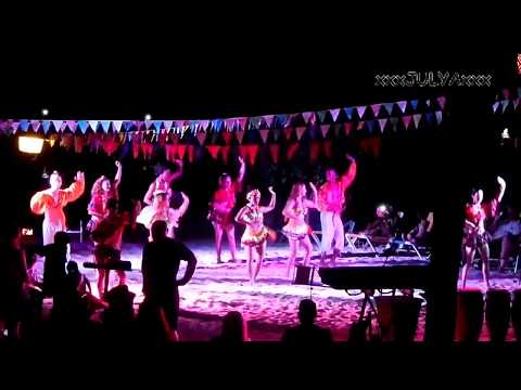 Beach party BRISAS GUARDALAVACA, Holguin, Cuba - Пляжная вечеринка БРИЗАС ГУАРДАЛАВАКА, Ольгин, Куба