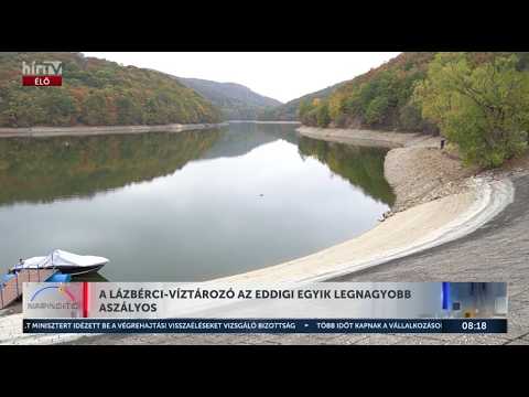 Szinte száraz lábbal át lehet sétálni a víztározón - HírTV