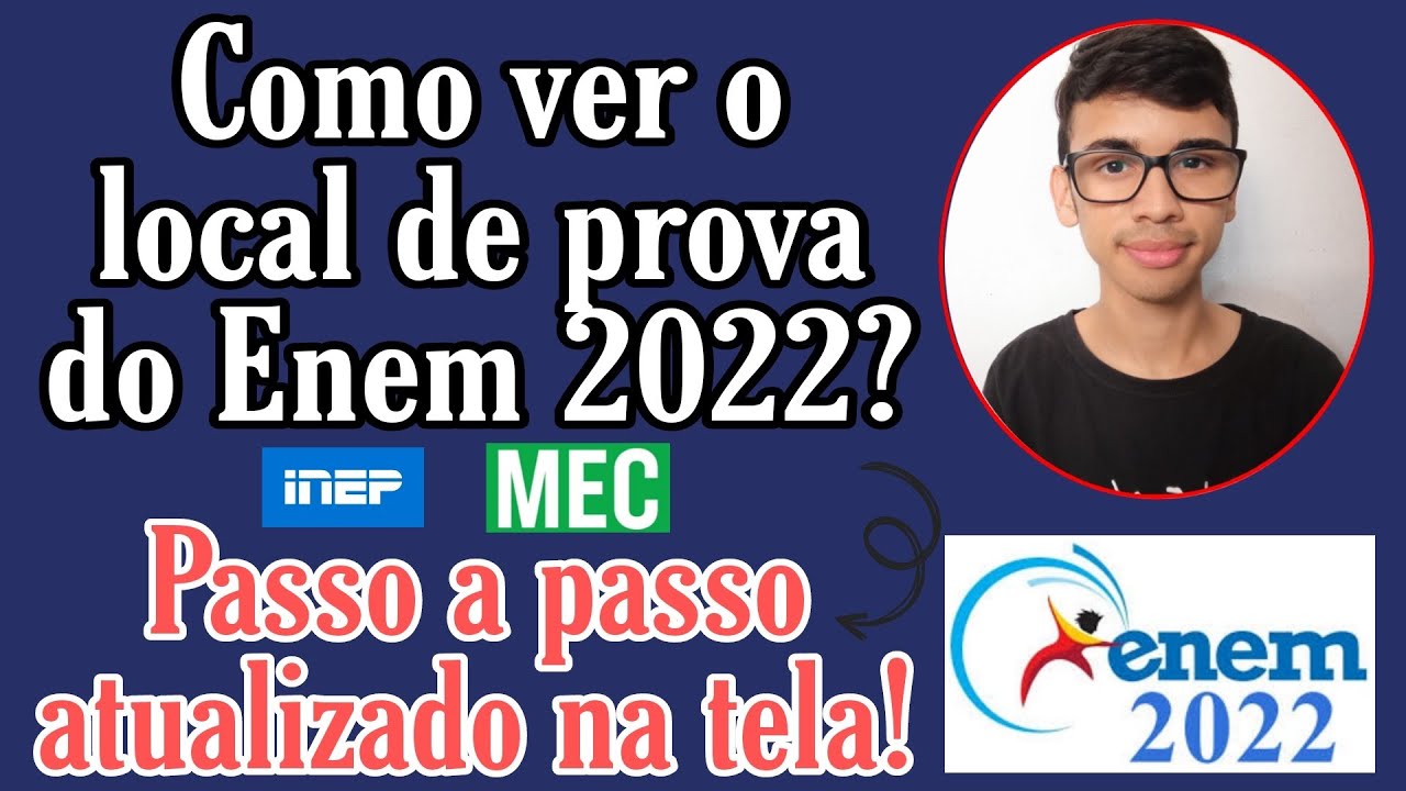 COMO VER O LOCAL DE PROVA DO ENEM 2023? PASSO A PASSO ATUALIZADO!