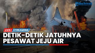 Detik-detik Pesawat Jeju Air Jatuh Tabrak Tembok Bandara, 179 Orang Diduga Tewas dalam Kecelakaan
