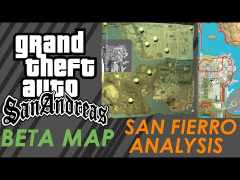 GTA San Andreas Beta Map - San Fierro Analysis