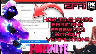 How To Change Your Epic Games Email And Password Without Verification! *Fortnite*