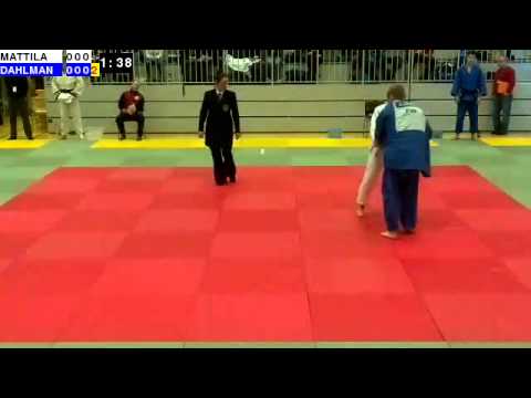Judo U21 SM 2014: M21-73: MATTILA - DAHLMAN