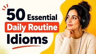 50 Daily Routine Idioms |  Learn English Easily | Speak English Naturally; English Listening