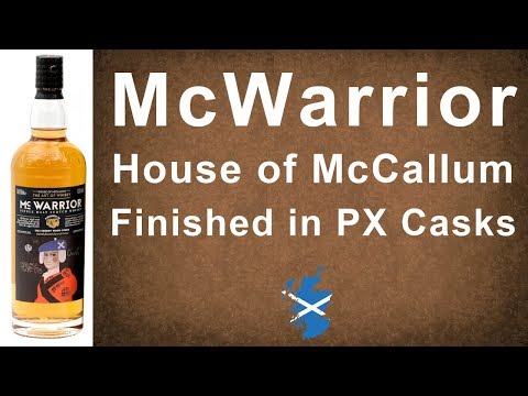McWarrior House of McCallum Finished in PX Casks Scotch Whisky Review #296 from WhiskyJason