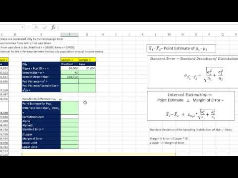 Excel Statistical Analysis 01 Data Statistics