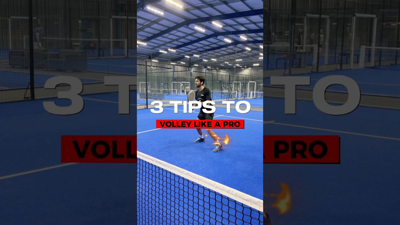 3 TIPS TO VOLLEY LIKE A PRO IN PADEL 💪 #padel #padeldrive