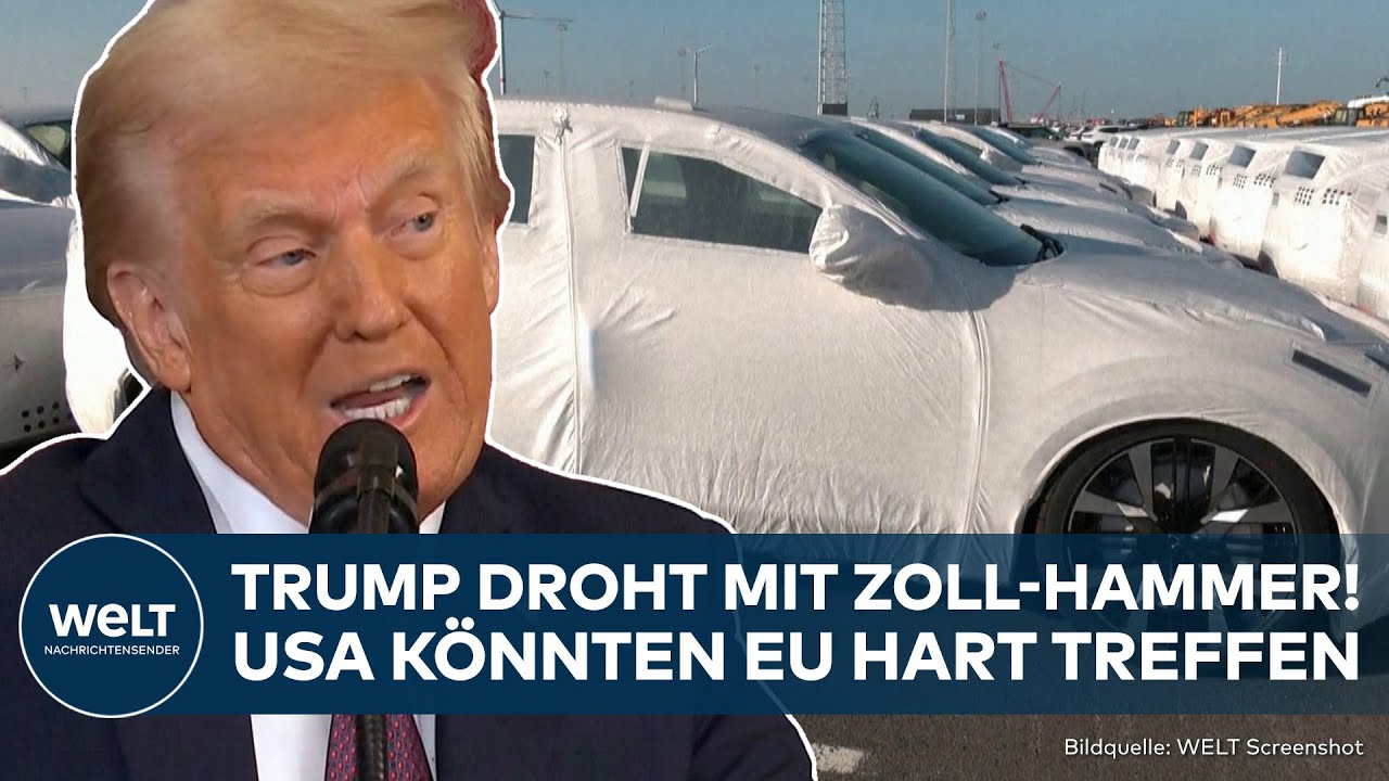 USA: Zoll-Hammer! Heftige Pläne! Trump droht der EU mit Maßnahmen