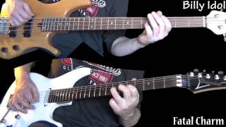 Billy Idol - Fatal Charm (Guitar &amp; Bass cover)