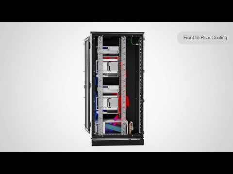 Electronics Cabinet with In-Rack Cooling