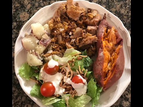 Blind Mom Makes Easy Crockpot Pork Chops with Stuffing