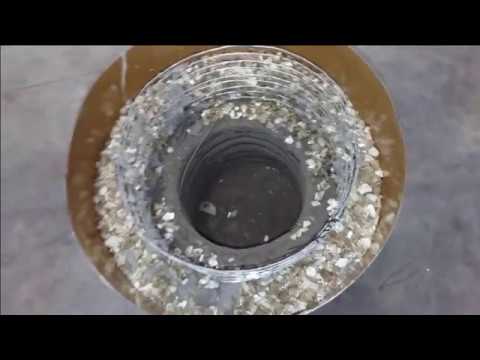 How to build an electric kiln from an old oil can and a bag of soil improver