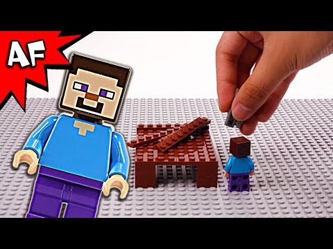 Lego Minecraft Brick Building How to Build a House with Steve