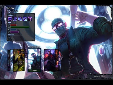 Surgeon Shen Skin Spotlight Gameplay 1080p HD League Of Legends