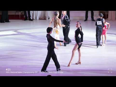 Luca Barone - Benedetta Milo | Italian National Ch. 2021 IDF | U12 LAT - SF R