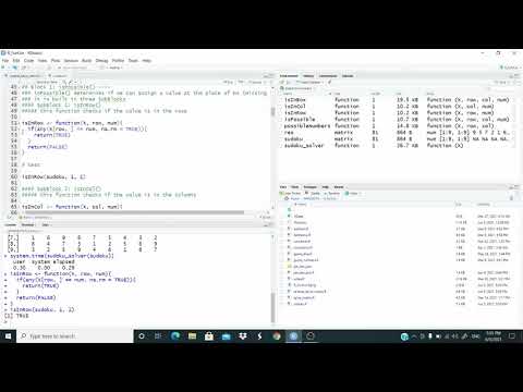 R Shorts - only code: sudoku solver with R in 3 minutes