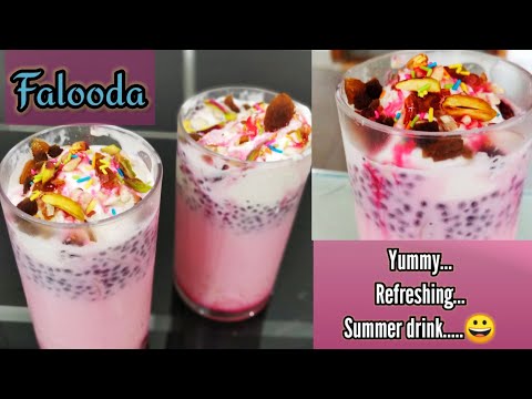 Falooda | Rosemilk |Falooda icecream recipe