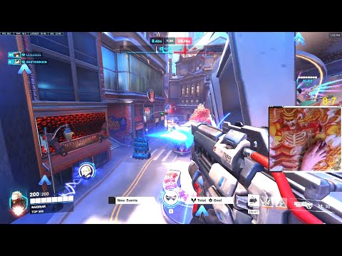 GALE CARRY SOLDIER 76 GAMEPLAY ON! [ OVERWATCH 2 TOP 500 SEASON 2 ]
